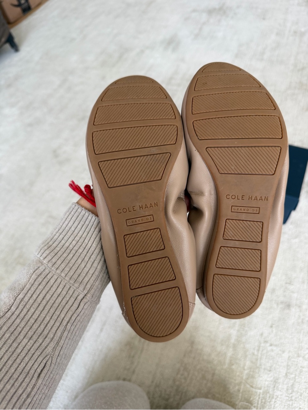 Cole Haan Tali Bow Ballet Flats – Maple Leather Size 7 – New with Box - Picture 8 of 10